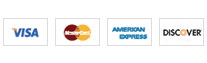 Accepted Cards: Visa, Mastercard, AmEx, Discover