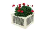 26-inch Square Outdoor Planter Box - Expanded Metal Mesh 