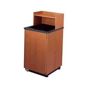 35 Gallon Waste Receptacle Square Drop Top