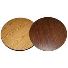 36-inch Round Reversible Melamine Table Top 