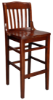 Upholstered Schoolhouse Bar Stool.