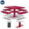 42" Square Portable/Surface-Mount Table 