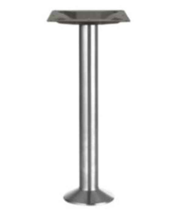 Alpha Bolt-Down Base - 304 Stainless Steel (Brushed Stainless Steel or Black Powder Coat Finish)