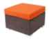 Aruba Ottoman Aluminum - Java Synthetic Wicker No Cushion