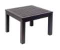 Stone Harbor End Table Aluminum - Powder Coated Black or Soft Gray