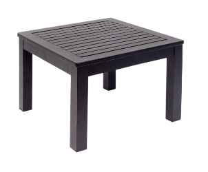 Stone Harbor End Table Aluminum - Powder Coated Black or Soft Gray