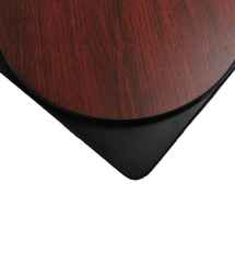 Black/Dark Mahogany Reversible Table Top 