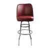 Bucket Seat Barstool with Double ring frame
