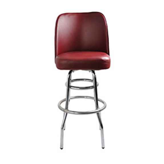 Bucket Seat Barstool with Double ring frame