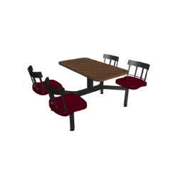 Cebra 4-Seat Island Unit (Country Seats)