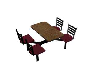 Cebra 4-Seat Island Unit (Encore Seats) 