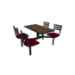 Cebra 4-Seat Island Unit (Quest Seats) - Ylp-C-Dnalsi4-Tseuq