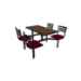 Cebra 4-Seat Wall Unit (Quest Seats) - Ylp-C-Llaw4-Tseuq