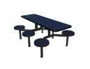 Cebra 6-Seat Island Unit (Composite Button Seats)