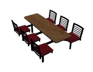 Cebra 6-Seat Wall Unit (Latitude Seats) 