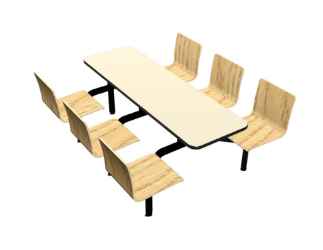 Cebra 6-Seat Wall Unit (Legacy Seats) 