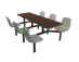 Cebra 6-Seat Wall Unit (Shell Seats) - Ylp-C-Llaw6-Llehs