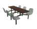 Cebra 6-Seat Wall Unit (Shell Seats) - Ylp-C-Llaw6-Llehs