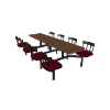 Cebra 8-Seat Island Unit (Country Seats)