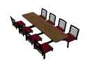 Cebra 8-Seat Island Unit (Latitude Seats) 