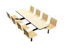 Cebra 8-Seat Island Unit (Legacy Seats) 