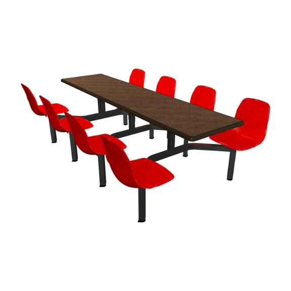 Cebra 8-Seat Island Unit (Shell Seats)