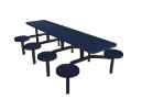 Cebra 8-Seat Wall Unit (Composite Button Seats)