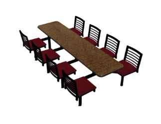 Cebra 8-Seat Wall Unit (Latitude Seats) 