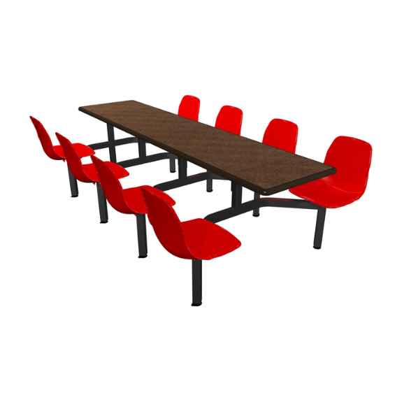 Cebra 8-Seat Wall Unit (Shell Seats)