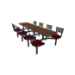 Cebra 8-Seat Wall Unit (Quest Seats) - Ylp-C-Llaw8-Tseuq