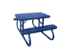 Champion 4' Rectangle Freestanding Picnic Table - Expanded Metal Mesh - Pp-429-101