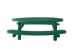 Champion 6' Oval Freestanding Picnic Table - Expanded Metal Mesh - Pp-659-103