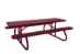 Champion 8' Rectangle Freestanding Picnic Table - Expanded Metal Mesh - Pp-429-105