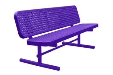 Champion Supreme Bench with Back - Expanded Metal Mesh 