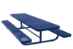 Children's Champion 4' Rectangle Freestanding Picnic Table - Expanded Metal Mesh - Pp-149-101