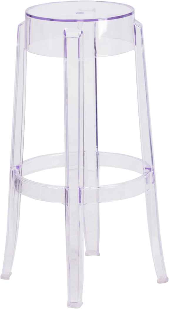 Chimera 29.75'' High Transparent Barstool