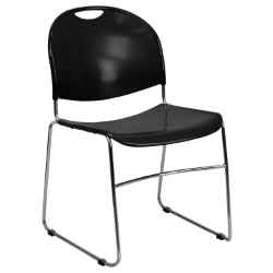 Compact Sled Base Stack Chair (Chrome Frame) 