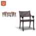 Dining Chair - Slat - port/sm