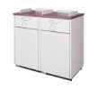 Double 35 Gallon Waste Receptacle