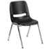 Ergonomic Shell Stack Chair Chrome