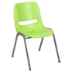 Ergonomic Shell Stack Chair Gray Frame