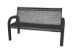 Grand Contour Outdoor Bench With Back - Expanded Metal Mesh - Pp-479-301