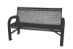 Grand Contour Outdoor Bench With Back - Expanded Metal Mesh - Pp-479-301
