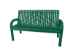 Grand Contour Outdoor Bench With Back - Laser Cut Mesh - Pp-179-301