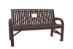 Grand Contour Outdoor Bench With Back - Laser Cut Mesh - Pp-179-301