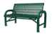 Grand Contour Outdoor Bench With Back - Welded Rod Mesh - Pp-939-301