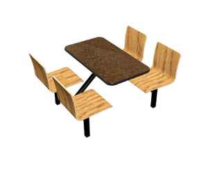 Jupiter 4-Seat Rectangular Unit (Legacy Seats) 