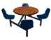 Jupiter 4-Seat Round Unit (Shell Seats) - Ylp-J-Dnuor4-Llehs