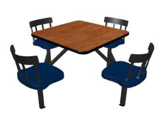 Jupiter 4-Seat Square Unit (Country Seats)