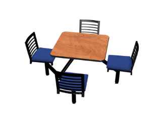 Jupiter 4-Seat Square Unit (Latitude Seats) 